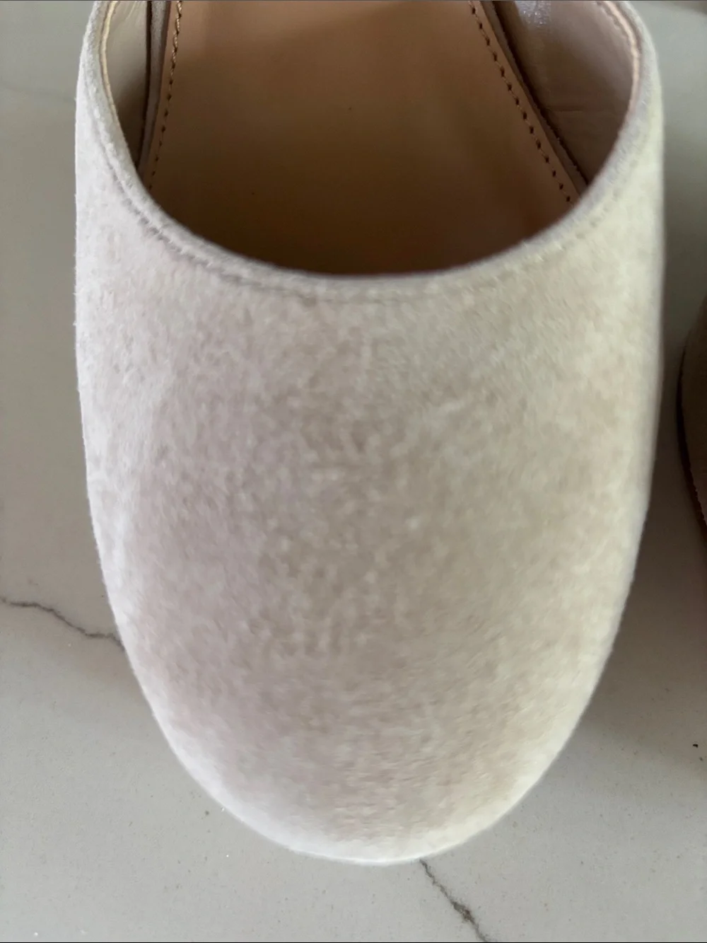 Steve Madden Truth Taupe Suede Platform Block Heels, NIB Sz 8.5